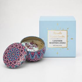 ROXELIS Lavender Scented Candle, 70 g