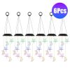 Fresh Fab Finds Solar Moon and Star Wind Chime 7 Color Changing Wind Chime for Outside IPX4 Waterproof Outdoor Garden Yard Decor
