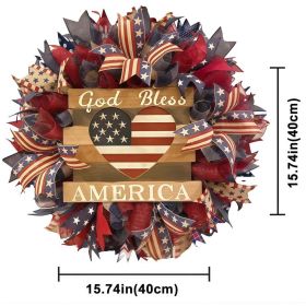 1 pc 250th anniversary of American independence, bald eagle commemorative wooden plaque, home porch decoration, wooden hanging board (Color: 38, size: 30*30*0.5cm)