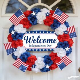 1 pc 250th anniversary of American independence, bald eagle commemorative wooden plaque, home porch decoration, wooden hanging board (Color: 37, size: 20*20*0.5cm)