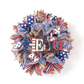 1PC Wooden tags for Independence Day, patriotic American homes, rural areas, wooden walls, door decorations, wooden crafts (Color: 92, size: 20*20*0.5cm)