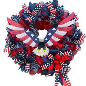 1PC Wooden tags for Independence Day, patriotic American homes, rural areas, wooden walls, door decorations, wooden crafts (Color: 97, size: 40*40*0.5cm)