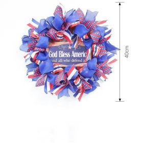1PC Wooden tags for Independence Day, patriotic American homes, rural areas, wooden walls, door decorations, wooden crafts (Color: 100, size: 30*30*0.5cm)