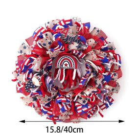 1PC Wooden tags for Independence Day, patriotic American homes, rural areas, wooden walls, door decorations, wooden crafts (Color: 96, size: 30*30*0.5cm)