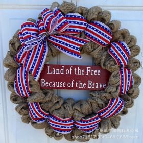 1PC Wooden tags for Independence Day, patriotic American homes, rural areas, wooden walls, door decorations, wooden crafts (Color: 60, size: 20*20*0.5cm)